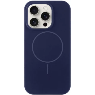 Чохол Silk Full Protective (AA) NO LOGO with Magnetic Fit для Apple iPhone 12 Pro (6.1") — Темно-синій / Midnight blue