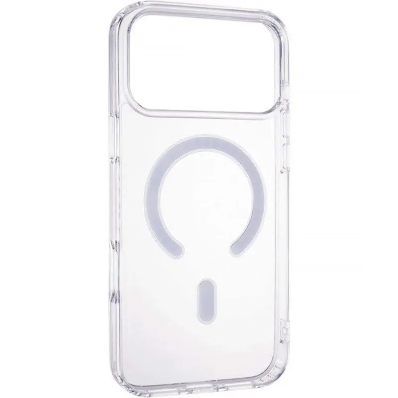 Чехол TPU Crystal Case with Magnetic Fit для Apple iPhone 17 Pro (6.3") – Clear. Фото 4 из 8