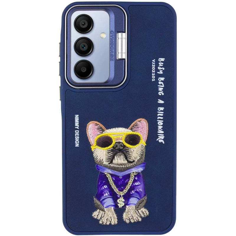 TPU+PC чохол з тваринами для Samsung Galaxy A06 – Blue Dog. Фото 3 з 9
