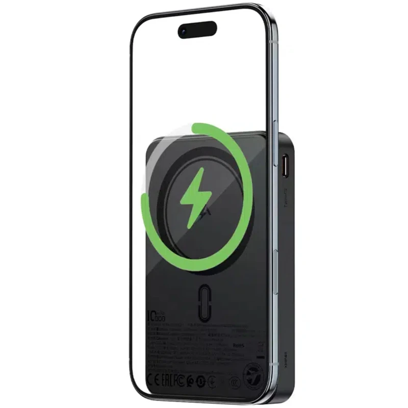 Портативний ЗП Power Bank Acefast M31 PD22.5W з БЗП with cable 10000 mAh – Black. Фото 3 з 5