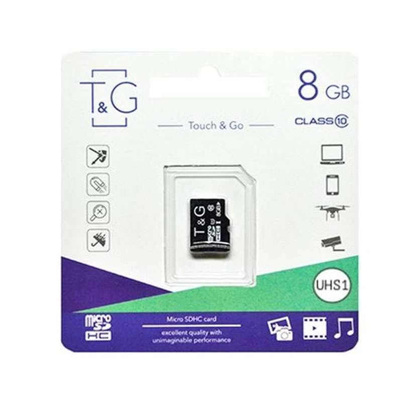 

Карта пам'яті T&G microSDHC 8 GB class 10 (без адаптера)