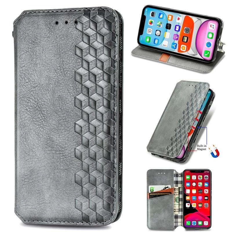 Чехол-книжка GETMAN кубик для Samsung Galaxy M13 4G – Серый. Фото 3 Чехол-книжка GETMAN кубик для Samsung Galaxy M13 4G – Серый. Фото 3 из 4
