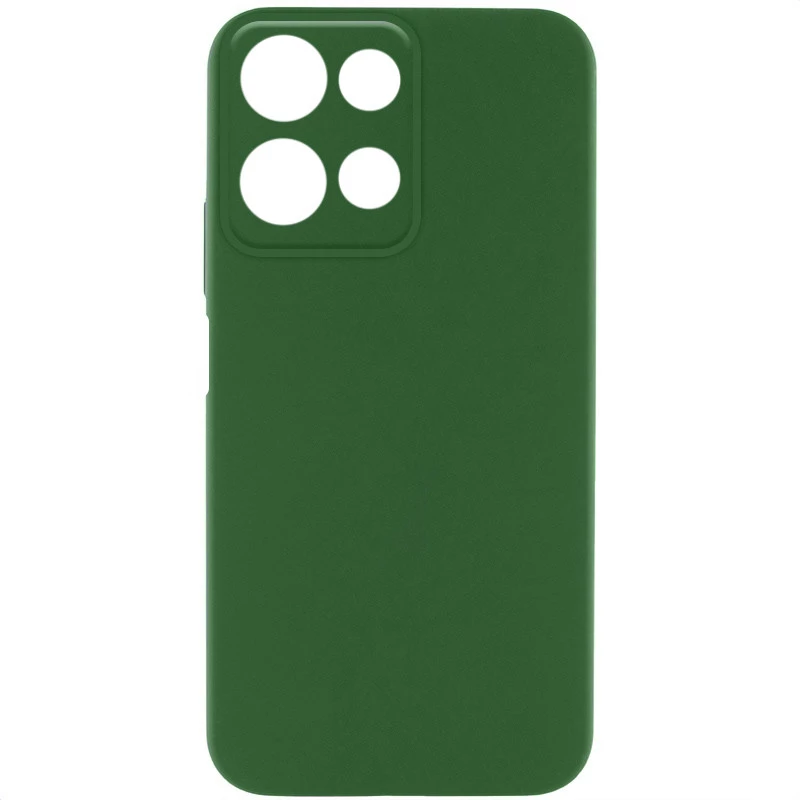 Чохол Silicone Case Lakshmi Plus з закритою камерою на Motorola Edge 60 – Зелений / Dark green. Фото 1 з 1