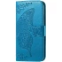 Кожаный чехол-книжка Butterfly Pattern для Samsung Galaxy A37 5G – Blue. Фото 1 из 4
