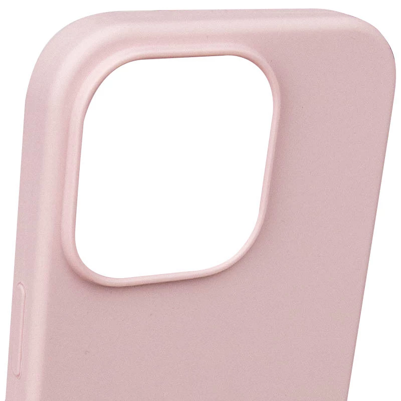 Чохол з закритим низом Silicone Case на Apple iPhone 14 Pro Max (6.7") – Рожевий / Chalk Pink. Фото 7 з 8