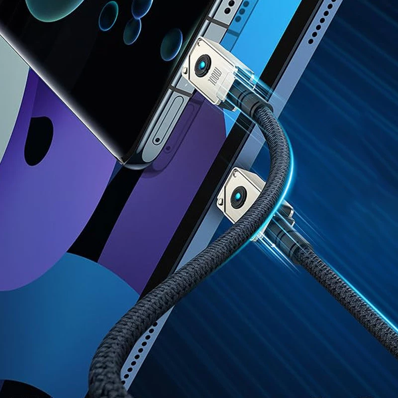 Дата кабель Baseus Unbreakable Series Fast Charging Type-C to Type-C 100W 1m (P10355800111-0) – Stellar White. Фото 3 з 5