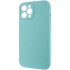 Чохол Silk Full Camera Protective (AA) NO LOGO для Apple iPhone 12 Pro (6.1") – Бірюзовий / Marine Green. Фото 3 з 7