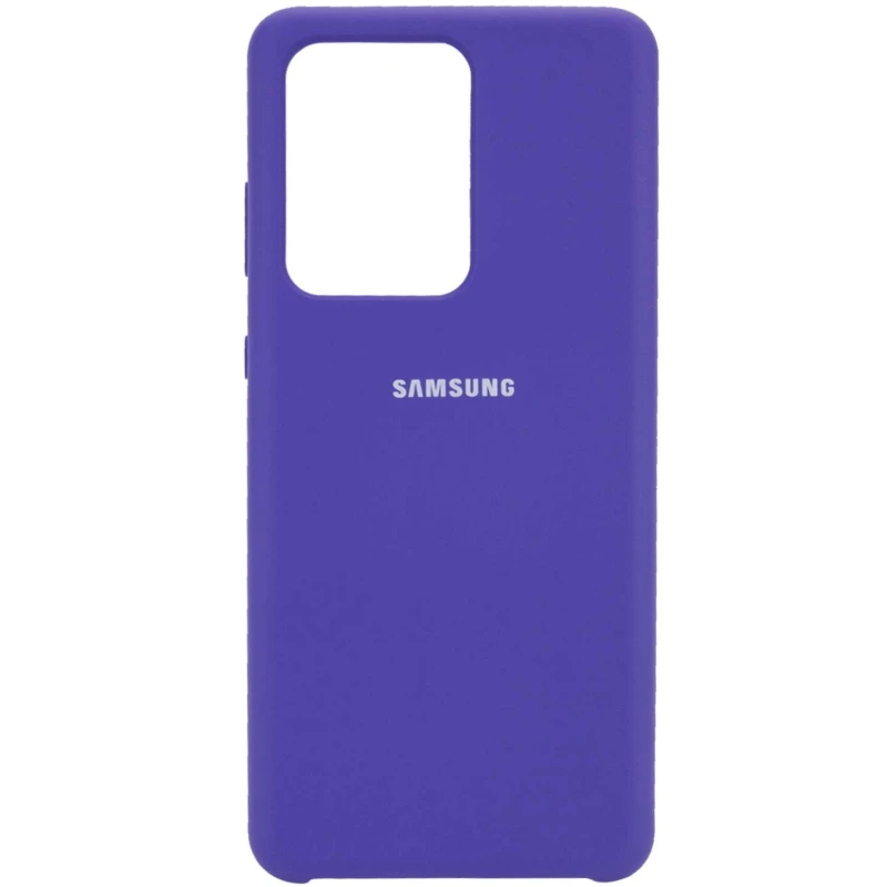 

Чехол Silicone Case для Samsung Galaxy S20 Ultra (Фиолетовый / Purple), Фіолетовий / purple