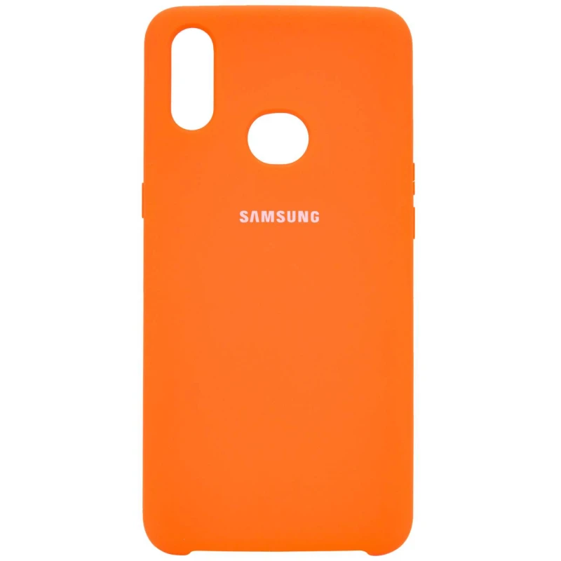 

Чехол Silicone Case для Samsung Galaxy A10s (Оранжевый / Orange), Помаранчевий / orange