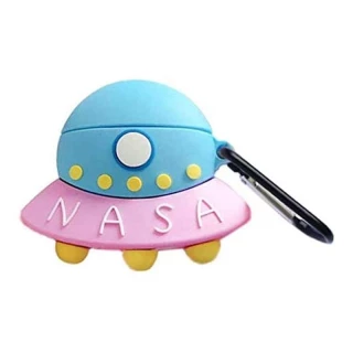 Силіконовий футляр Nasa для навушників AirPods + карабін фото 1 з 4
