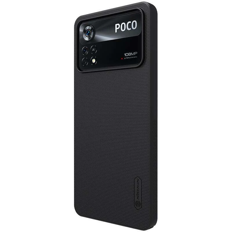 Пластиковая накладка Matte Frost для Xiaomi Poco X4 Pro 5G – Черный. Фото 3 из 5