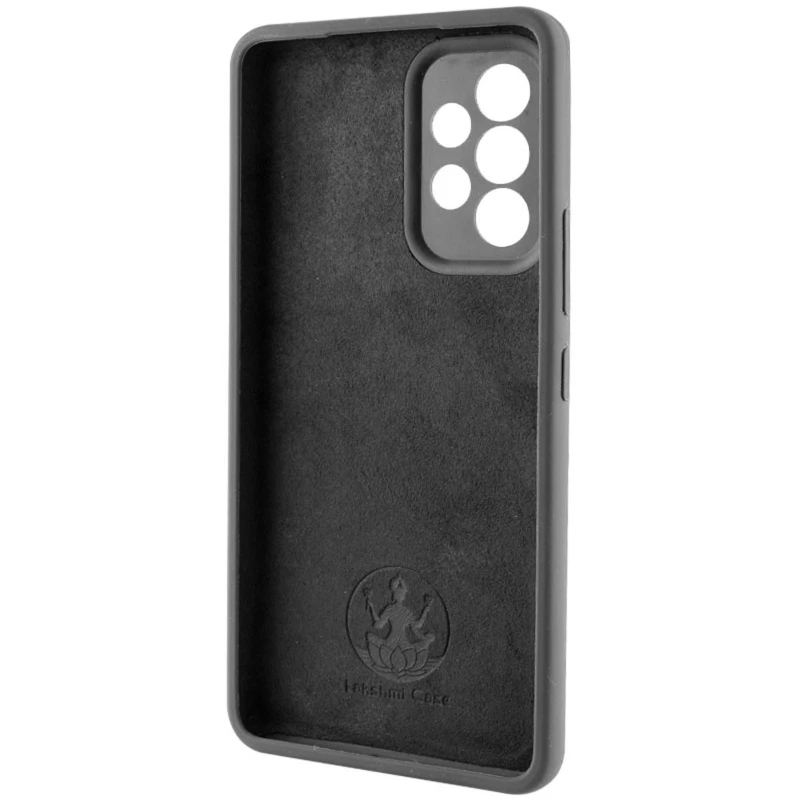 Чохол Silicone Case Lakshmi Plus з закритою камерою на Samsung Galaxy A53 5G – Чорний / Black. Фото 11 з 12