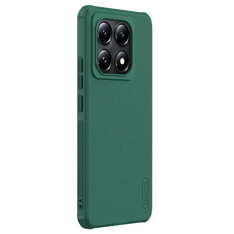 Пластиковая накладка Nillkin Pro для Xiaomi 14T Pro – Зеленый / Deep Green. Фото 3 из 6
