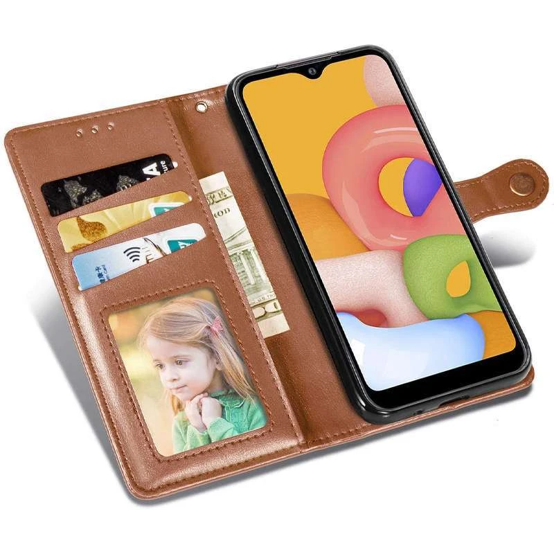 Чохол-книжка GETMAN галант на Xiaomi Redmi 9C – Коричневий. Фото 4 Чохол-книжка GETMAN галант на Xiaomi Redmi 9C – Коричневий. Фото 4 з 4