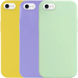Чехол с закрытым низом Silicone Case для Apple iPhone SE (2020)