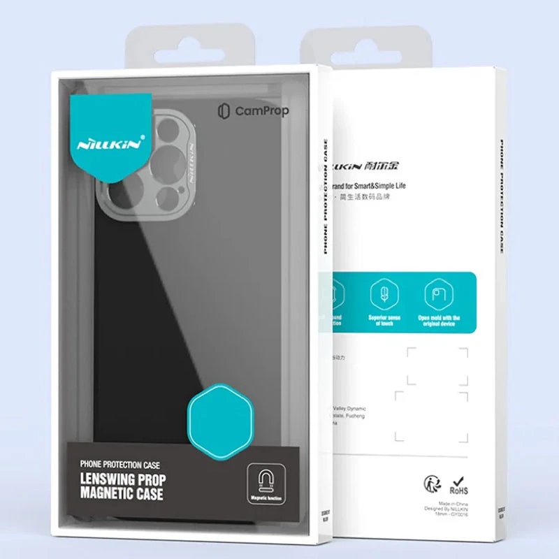 Чехол Silicone Nillkin LensWing Prop Magnetic для Apple iPhone 16 Pro Max фото 3 из 4