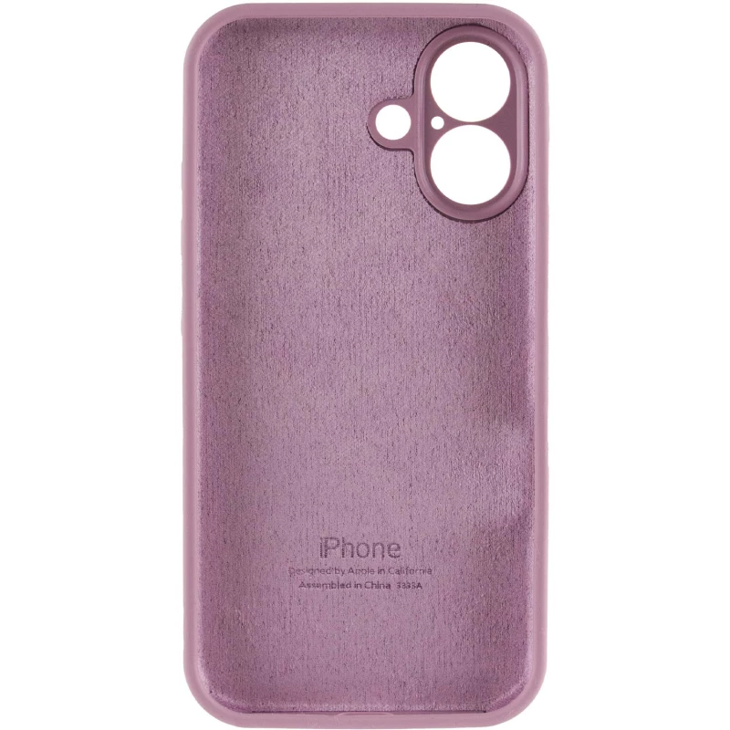 Чохол Silicone Case з захистом камери на Apple iPhone 16 Plus – Ліловий / Lilac Pride. Фото 6 з 7