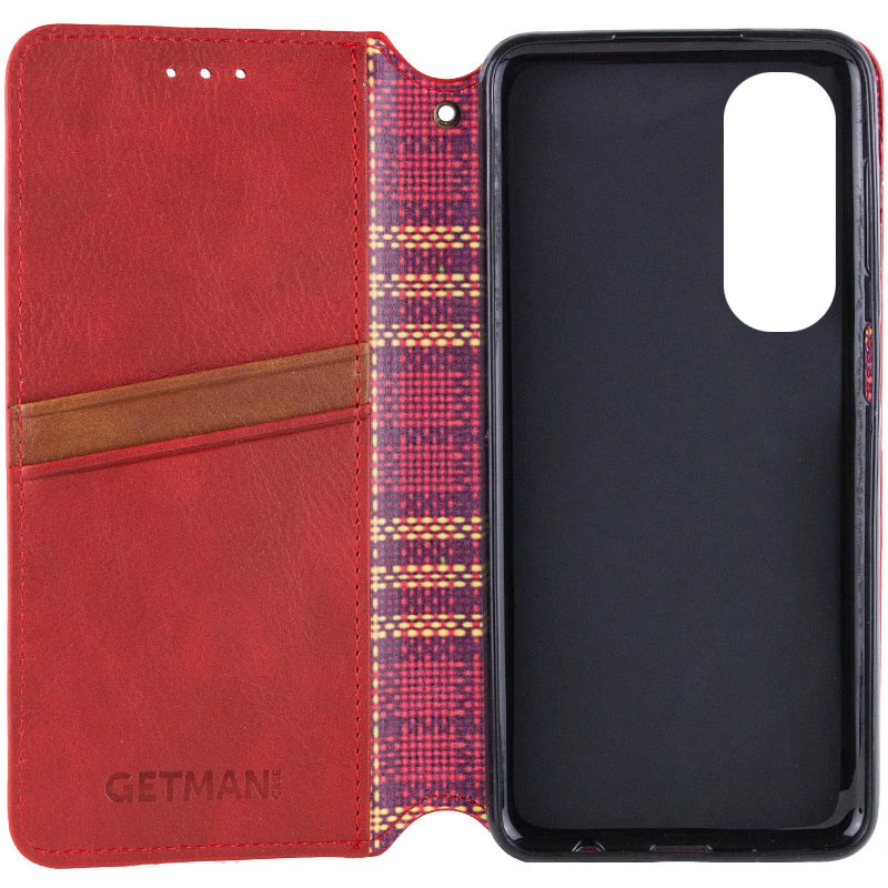 Чехол книжка GETMAN Cubic для Oppo A60 – Красный. Фото 6 из 6