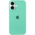 Чохол Silicone Case з закритим низом на Apple iPhone 16 – Бірюзовий / Marine Green. Фото 1 з 7