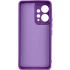 Кольоровий силіконовий чохол GETMAN із закритою камерою для Xiaomi Redmi Note 12 4G – Фіолетовий / Purple. Фото 3 з 4