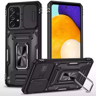 Ударопрочный чехол Square Ring c шторкой на камеру для Samsung Galaxy A23 4G фото 1 из 6