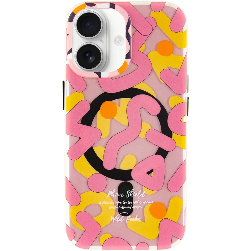 TPU чохол Pastel Chaos with MagSafe для Apple iPhone 16 – Pink. Фото 3 з 6
