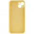 Чехол Silicone Case с защитой камеры для Apple iPhone 13 (6.1") – Желтый / Mellow Yellow. Фото 5 из 8