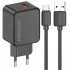 МЗП Amaya E111U QC3.0 18W (1USB-A) + кабель USB to Type-C фото 1 з 1