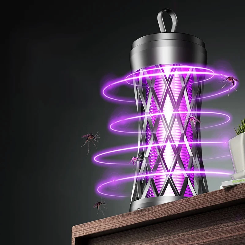 Ловушка для насекомых с UV подсветкой TX-WD02 with battery 1200 mAh – Black. Фото 3 из 6