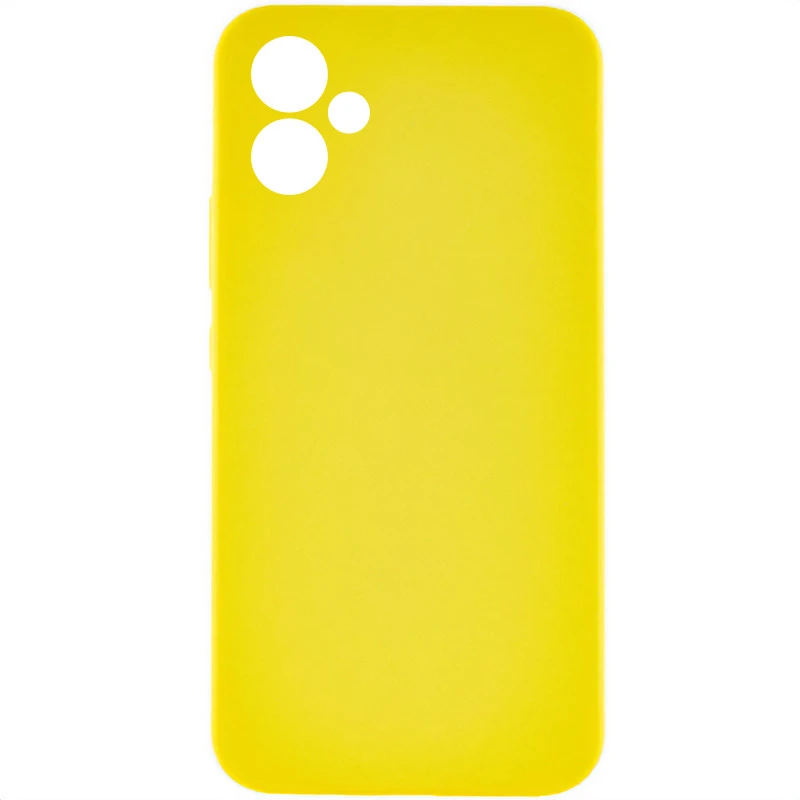 Чохол Silicone Case Lakshmi Premium із закритою камерою для Samsung Galaxy A05 – Жовтий / Yellow. Фото 1 з 2