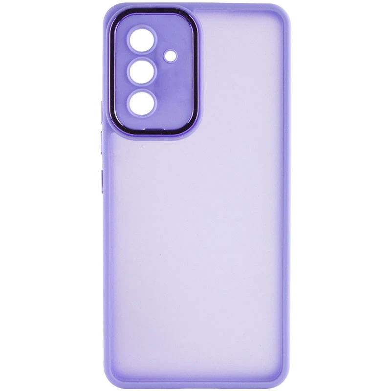 TPU+PC чехол Accent для Samsung Galaxy S23 FE – White / Purple. Фото 3 из 4