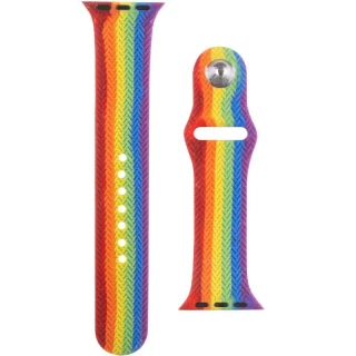 Силиконовый ремешок Braided для Apple watch 38mm / 40mm фото 1 из 2