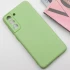 Кольоровий силіконовий чохол GETMAN із закритою камерою для Samsung Galaxy S21 – Зелений / Pistachio. Фото 2 з 6