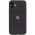 Чохол Silicone Case з закритим низом на Apple iPhone 11 (6.1") – Чорний / Black. Фото 1 з 3