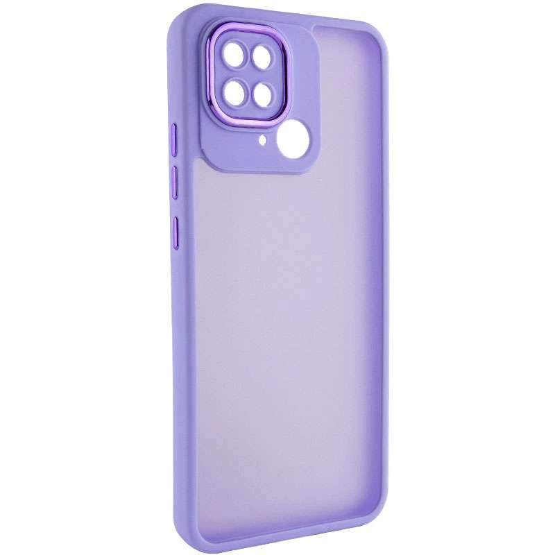 

TPU+PC чохол Accent на Xiaomi Redmi 10C (White / Purple)