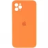 Чохол Silicone Case Square з захистом камери на Apple iPhone 11 Pro (5.8") – Помаранчевий / Papaya. Фото 1 з 3