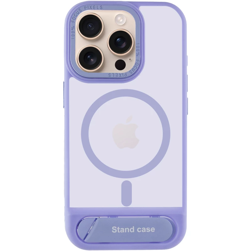 TPU+PC чехол Stand case для Apple iPhone 13 Pro Max (6.7") – Light blue. Фото 3 из 6