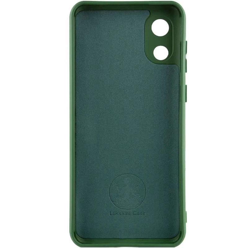 Чохол Silicone Case Lakshmi з закритою камерою на Samsung Galaxy A03 Core – Зелений / Dark green. Фото 2 Чохол Silicone Case Lakshmi з закритою камерою на Samsung Galaxy A03 Core – Зелений / Dark green. Фото 2 з 4