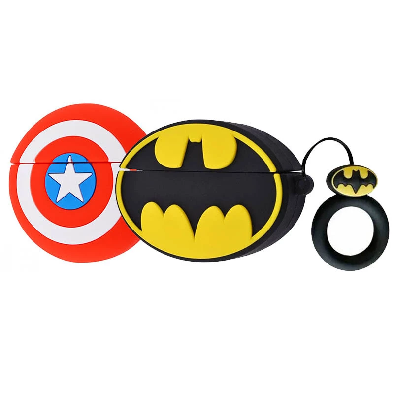 Силіконовий футляр Marvel & DC series для навушників AirPods 3 + кільце фото 1 з 1