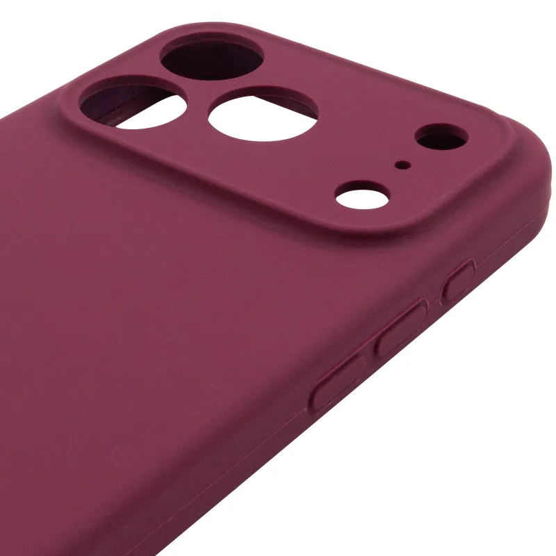 Чехол Silk Full Camera Protective (AA) NO LOGO для Apple iPhone 17 Pro Max (6.9") – Бордовый / Plum. Фото 4 из 5