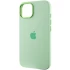 Чохол Silicone Case з металевими кнопками на Apple iPhone 12 Pro Max (6.7") – Зелений / Pistachio. Фото 4 з 9