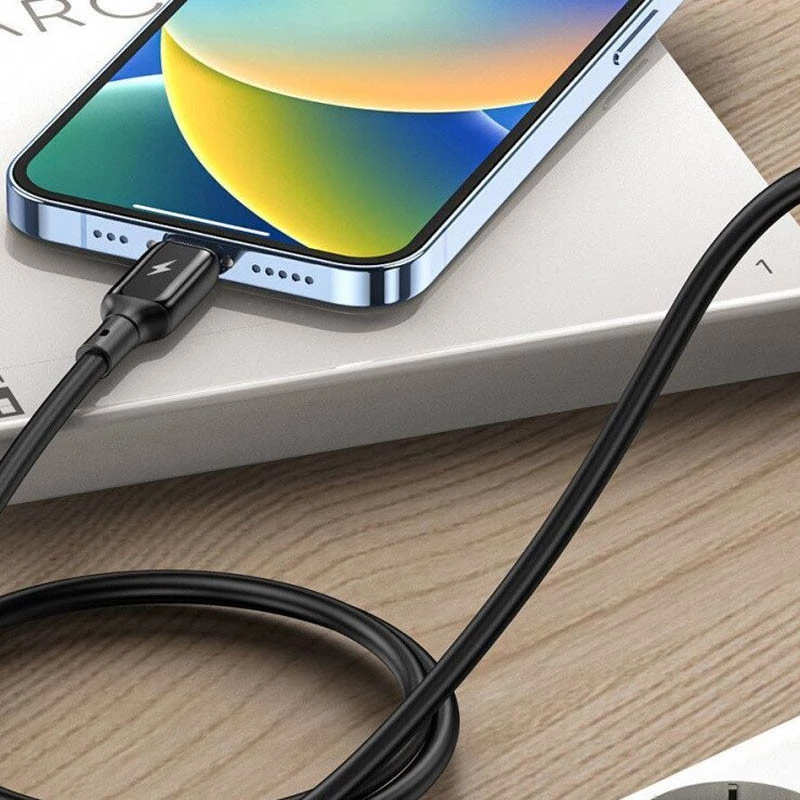 Дата кабель Proove Flex Metal Type-C to Lightning 27W (1m) – Black. Фото 2 з 6