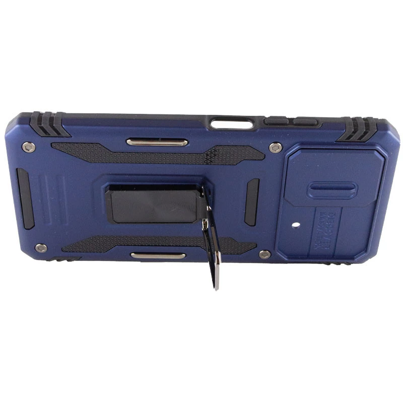 Ударостійкий чохол Square Ring зi шторкою на камеру на Xiaomi Redmi Note 12 Pro 5G – Синій / Navy. Фото 5 з 6