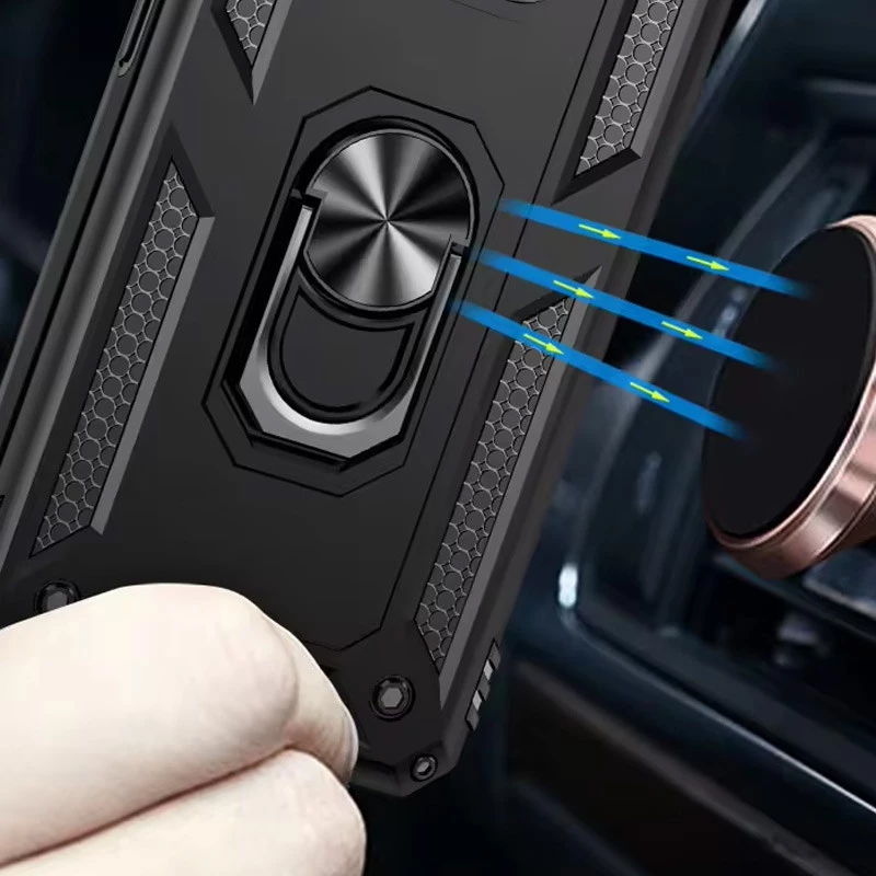 Противоударный чехол Serge Ring с кольцом для Google Pixel 9 Pro – Черный. Фото 6 из 6