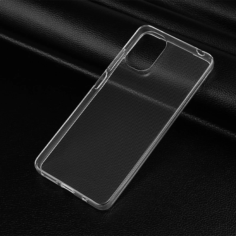 Ультратонкий силиконовый чехол 1 мм для Motorola Moto G04 – Бесцветный (прозрачный). Фото 3 из 3