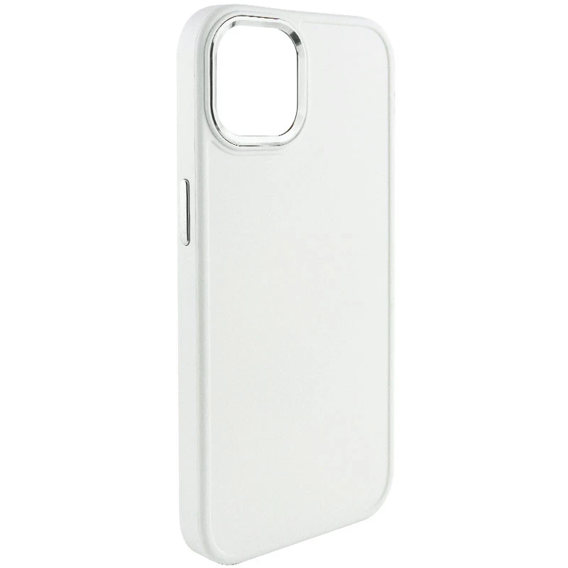 Шкіряний чохол Bonbon з металевими кнопками на Samsung Galaxy S22+ – Білий / White. Фото 2 з 6