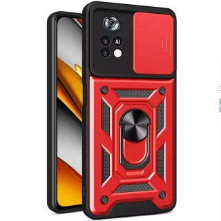 Протиударний чохол Serge Ring з захистом камери на Xiaomi Poco M4 Pro 4G фото 1 з 6