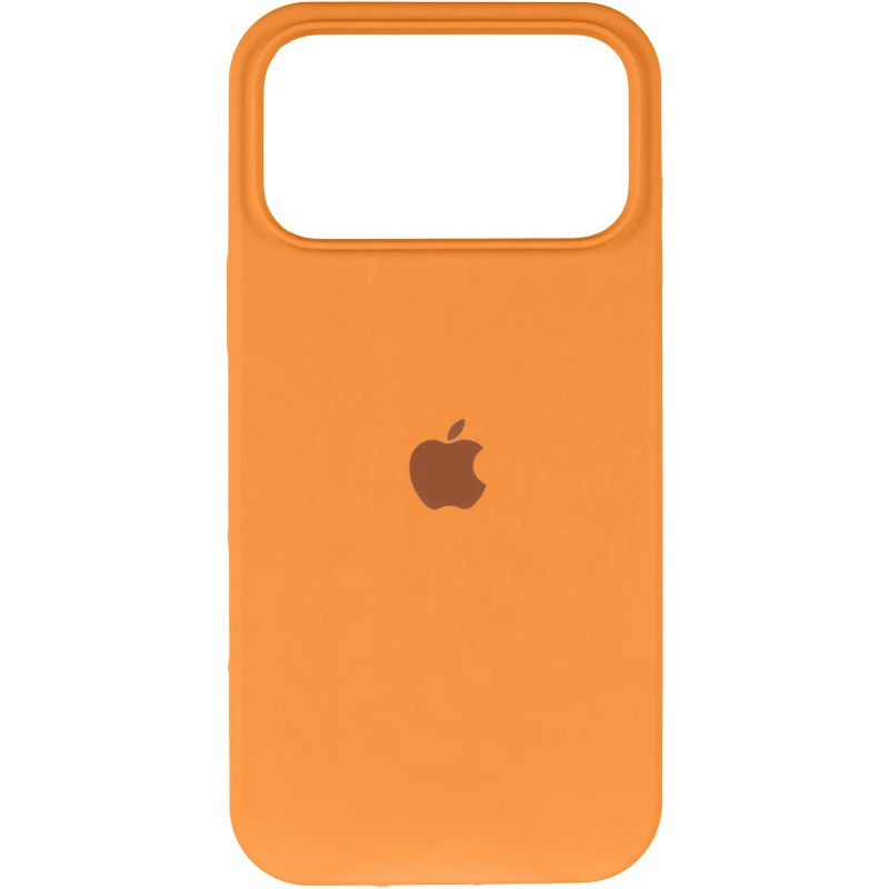 Чехол Silicone Case (AA) Logo with MagSafe для Apple iPhone 17 Pro Max (6.9") – Оранжевый / Orange. Фото 2 из 4