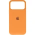 Чехол Silicone Case (AA) Logo with MagSafe для Apple iPhone 17 Pro Max (6.9") – Оранжевый / Orange. Фото 2 из 4
