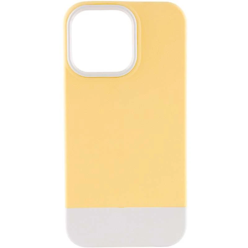 

Двухцветный чехол Bichromatic для Apple iPhone 13 Pro Max (6.7") (Creamy-yellow / White)